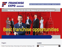 Tablet Screenshot of franchiseexpo.pl